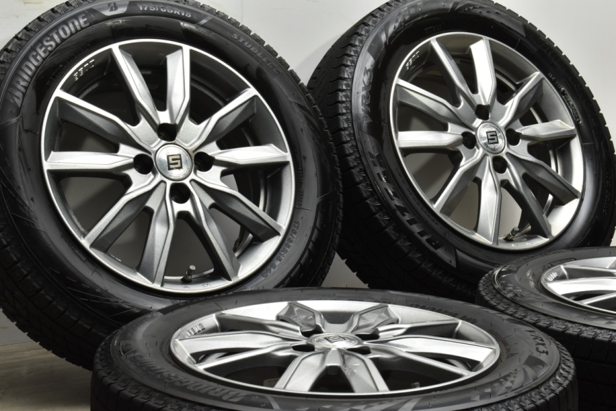 2022年製 使用僅か超バリ溝 VRX3付 美品】SEIN 15in 5.5J +43 PCD100  