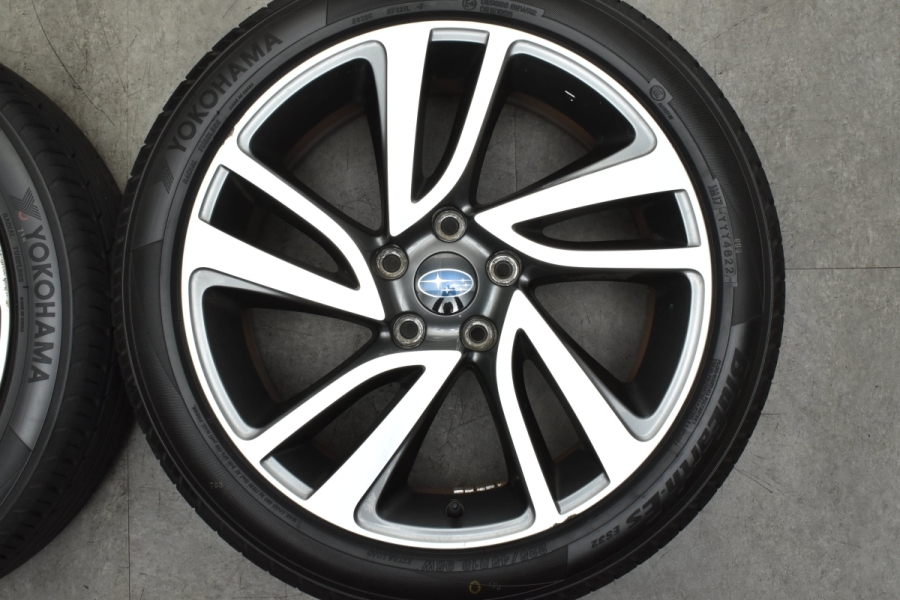 2022年製 バリ溝】スバル レヴォーグ 純正 18in 7.5J+55 PCD114.3