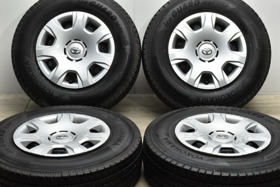 ハイエース純正ホイールスタッドレスセット！ヨコハマアイスガード iG91