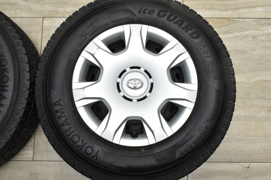 ハイエース純正ホイールスタッドレスセット！ヨコハマアイスガード iG91