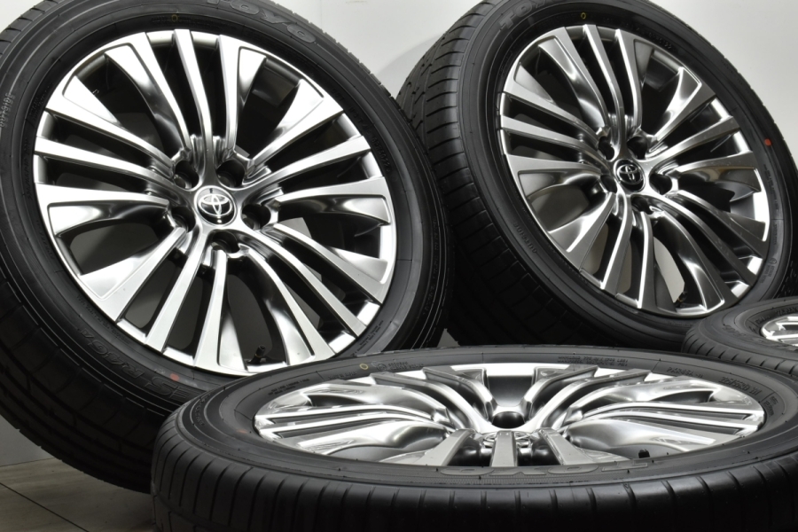 ①80ハリアー Zレザー新車外しアルミセット1本225/55R19