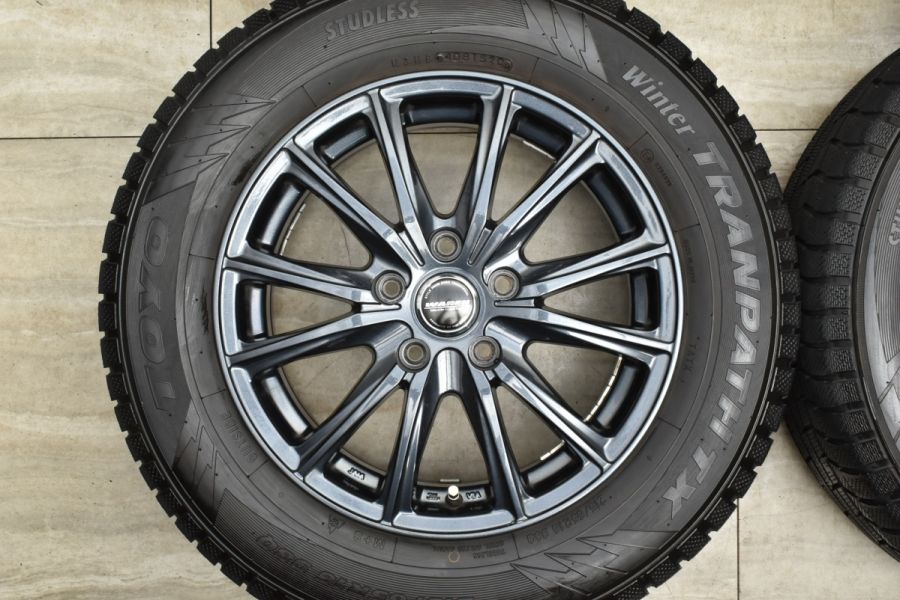 【美品】WAREN W05 16in 6.5J +48 PCD114.3 トーヨー ウィンタートランパス TX 215/65R16 C-HR  カローラクロス アルファード CX-30 MX-30