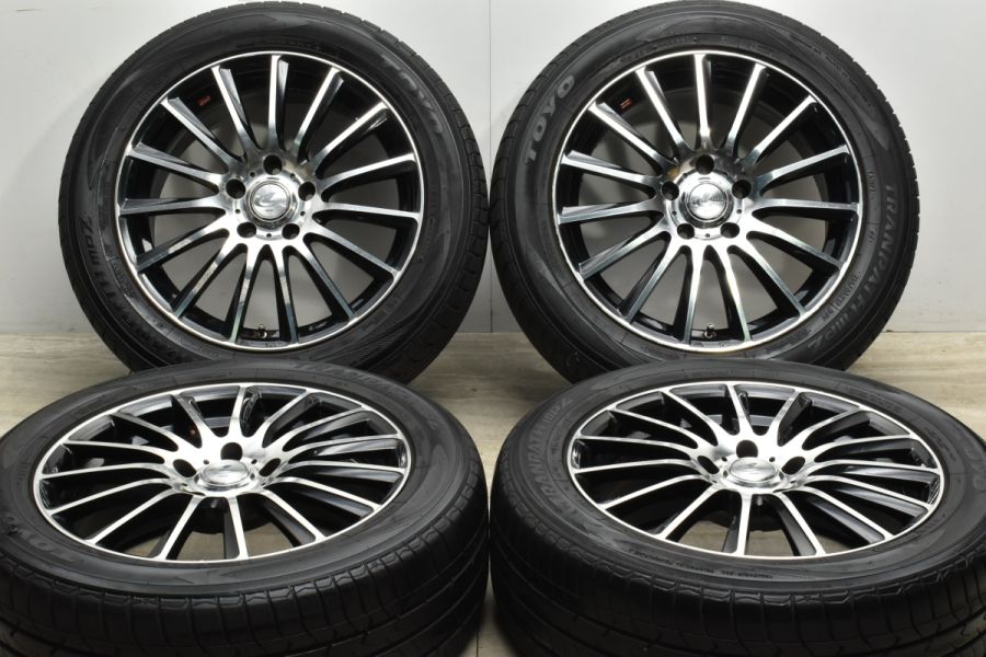 WEDS レオニス FW 17in 7J +42 PCD114.3 トーヨー 215/55R17 エスティマ カムリ オデッセイ ヴェゼル ジューク  ステージア