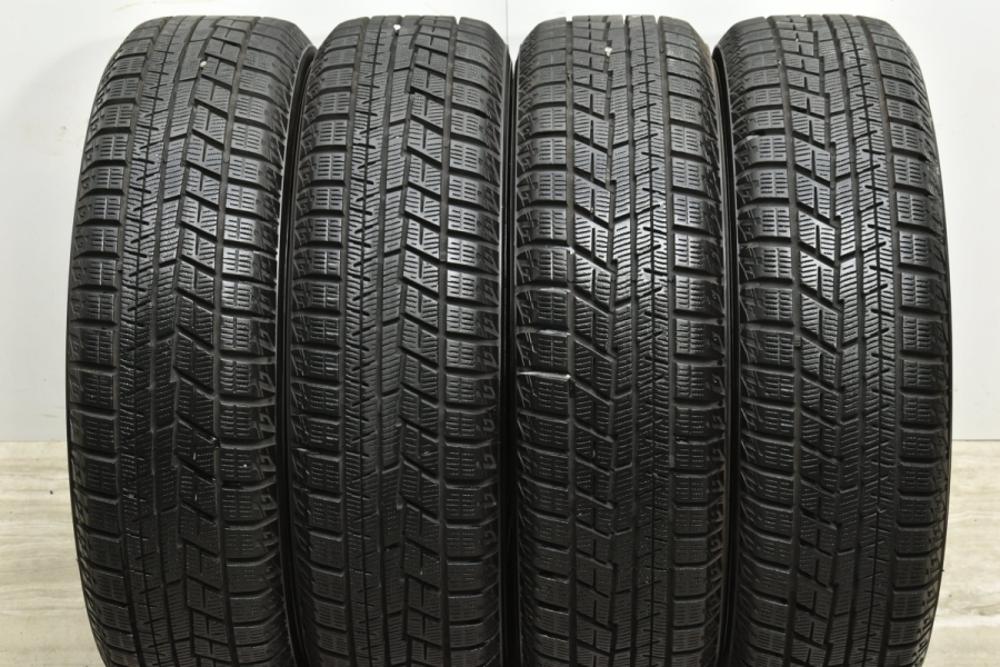 美品】MILLOUS 14in 4.5J +45 PCD100 ヨコハマ アイスガード iG60 155 