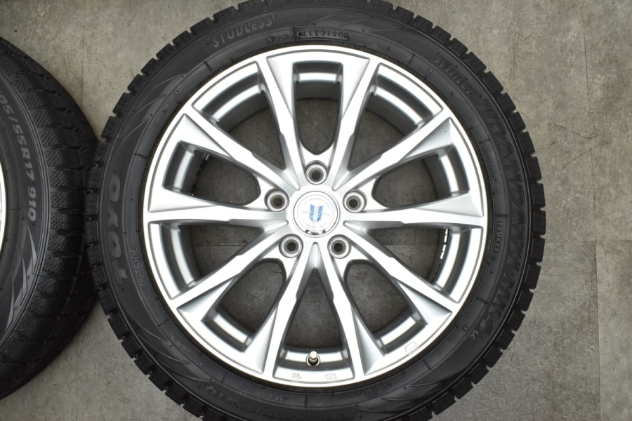 バリ溝 美品】NEXTA 17in 7J +45 PCD114.3 トーヨー ウィンタートランパス MK4a 205/55R17 ノア ヴォクシー  アクセラ ステップワゴン 中古 スタッドレスタイヤホイールセット | パーツ販売ナンバーワン