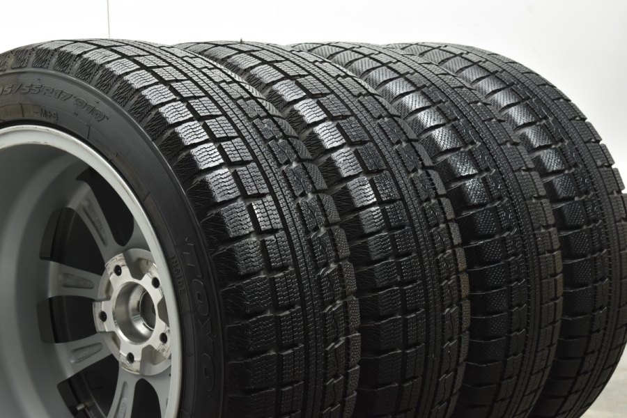 バリ溝 美品】NEXTA 17in 7J +45 PCD114.3 トーヨー ウィンタートランパス MK4a 205/55R17 ノア ヴォクシー  アクセラ ステップワゴン 中古 スタッドレスタイヤホイールセット | パーツ販売ナンバーワン