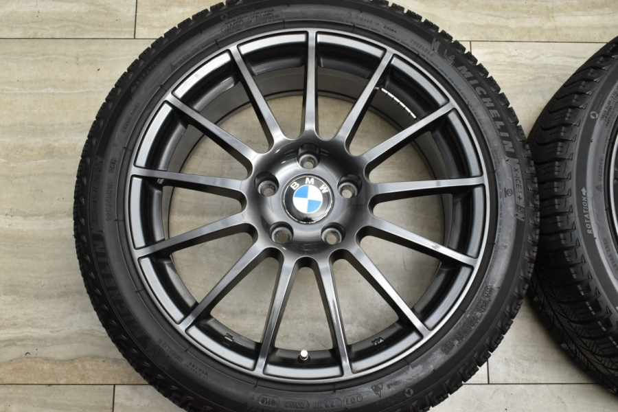 美品】Weds IRVINE F01 18in 7.5J +37 PCD120 ミシュラン X-ICE3+ 225