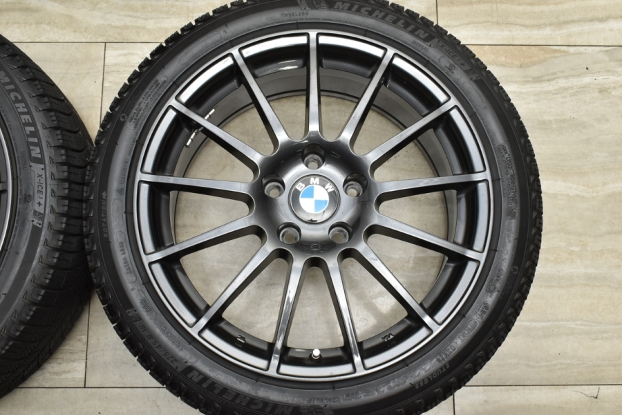 美品】Weds IRVINE F01 18in 7.5J +37 PCD120 ミシュラン X-ICE3+ 225