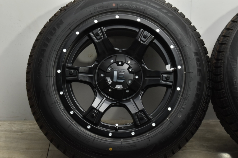 走行僅か超バリ溝 美品】レクセル アウトロー 17in 9J+32 PCD114