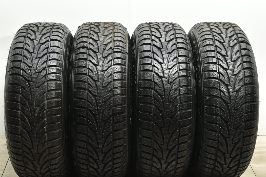 225/65R17超バリ山スタッドレスタイヤ付きホイール4本 ハリアー