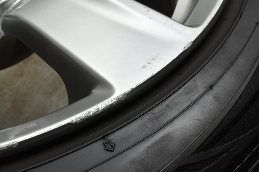バリ溝】ニッサン フェアレディZ Z34 純正 18in 8J +43 9J +15