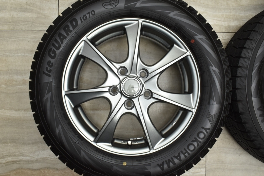 2022年製 バリ溝 美品】LEBEN 16in 6J +40 PCD114.3 ヨコハマ アイス 