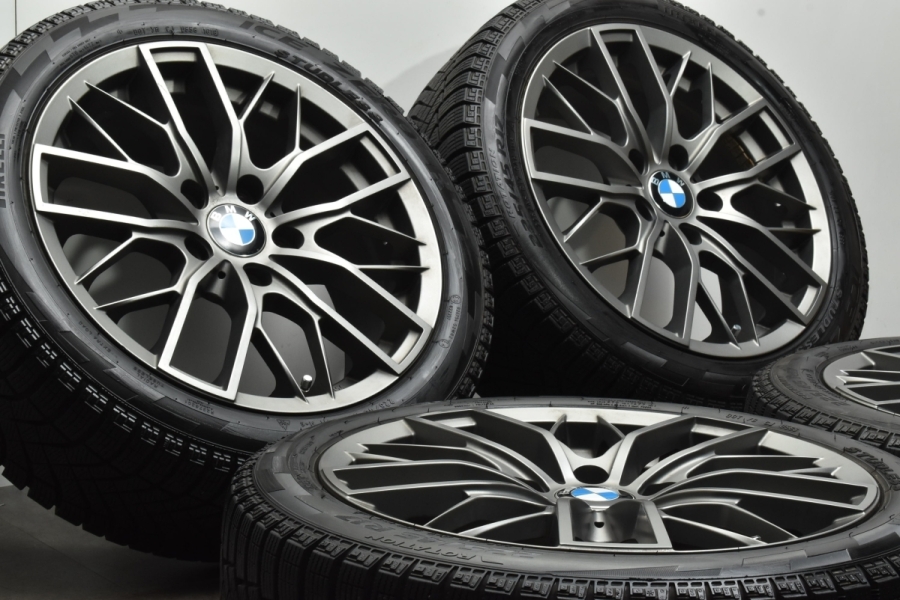 美品】ユーロバーン MTX 17in 7.5J +47 PCD120 ピレリ アイスゼロ 225/45R17 BMW F20 E87 1シリーズ  F22 F23 2シリーズ 純正サイズ 中古 スタッドレスタイヤホイールセット | パーツ販売ナンバーワン