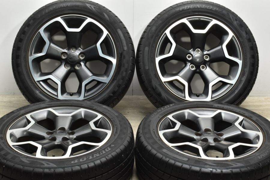 スバル GP系 XV 純正 17in 7J +48 PCD100 ダンロップ エナセーブ RV504 225/55R17 SHフォレスター  レガシィB4 ノーマル戻し