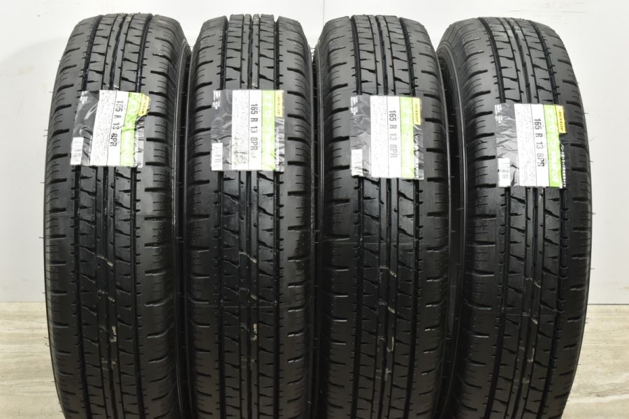 送料無料!在庫有 ダンロップ VAN 01 165R13 8PR 4本セット 2020年製ダンロップVAN01 165R13 8PR 中古4本バリ山 タウンエースバン