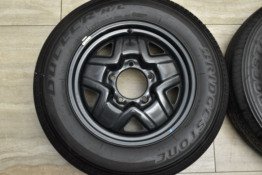 2023年製 バリ溝 美品】スズキ JB64 ジムニー 純正 16in 5.5J +