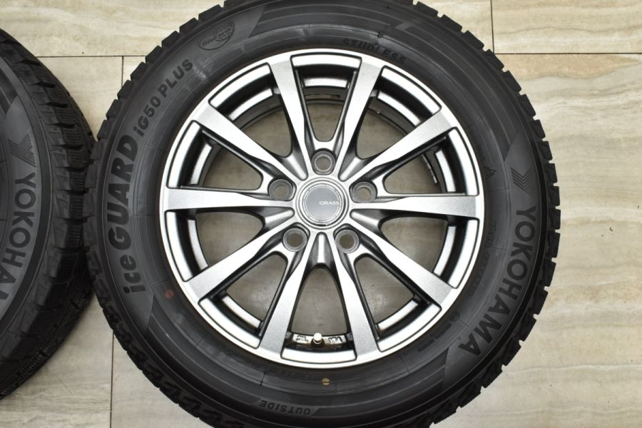 タイヤ未走行に近い【YOKOHAMA iG50 plus 195/65R15】スタッドレス