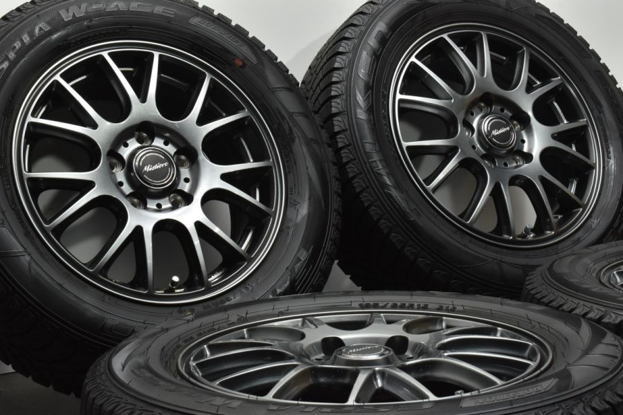 【美品】ミスティーレ 15in 6J +50 PCD114.3 ファルケン ESPIA W-ACE 195/65R15 ノア ヴォクシー  ステップワゴン アクセラ スタッドレス