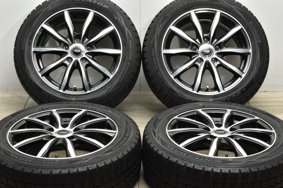 バリ溝 美品】TEAD 16in 6.5J +53 PCD114.3 ダンロップ ウインターマックス WM01 205/55R16 ノア ヴォクシー  ステップワゴン 中古 スタッドレスタイヤホイールセット | パーツ販売ナンバーワン