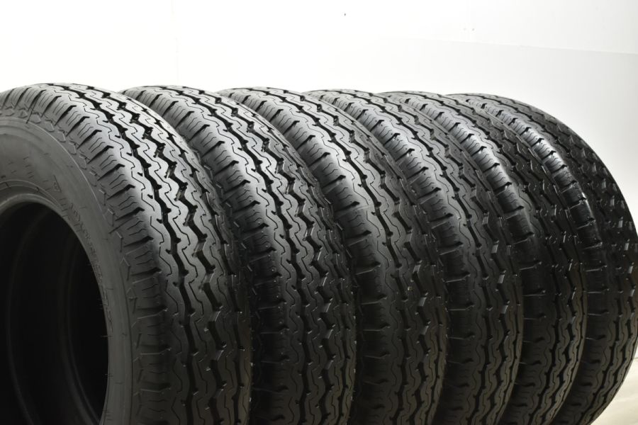 【走行僅か 超バリ溝】ダンロップ SP LT5 205/85R16 117/115L LT 6本 キャンター NT450 アトラス エルフ  ライトトラック バリ溝