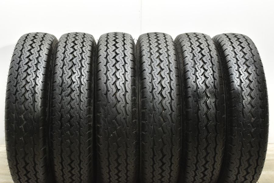 【走行僅か 超バリ溝】ダンロップ SP LT5 205/85R16 117/115L LT 6本 キャンター NT450 アトラス エルフ  ライトトラック バリ溝