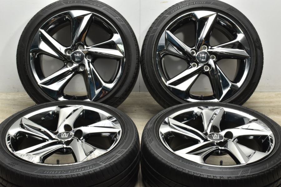 トヨタ 220 クラウン RS 純正 18in 8J +45 PCD114.3 ブリヂストン レグノ GR001 225/45R18 カムリ マークX  プリウスα 流用 中古 タイヤホイールセット | パーツ販売ナンバーワン