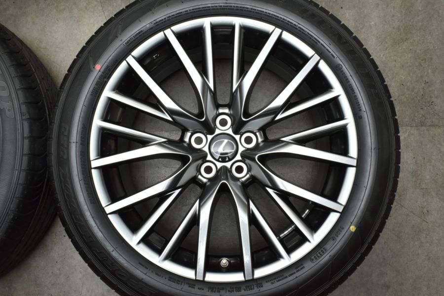 新車外し バリ溝 美品】レクサス RX Fスポーツ 純正 20in 8J +30 