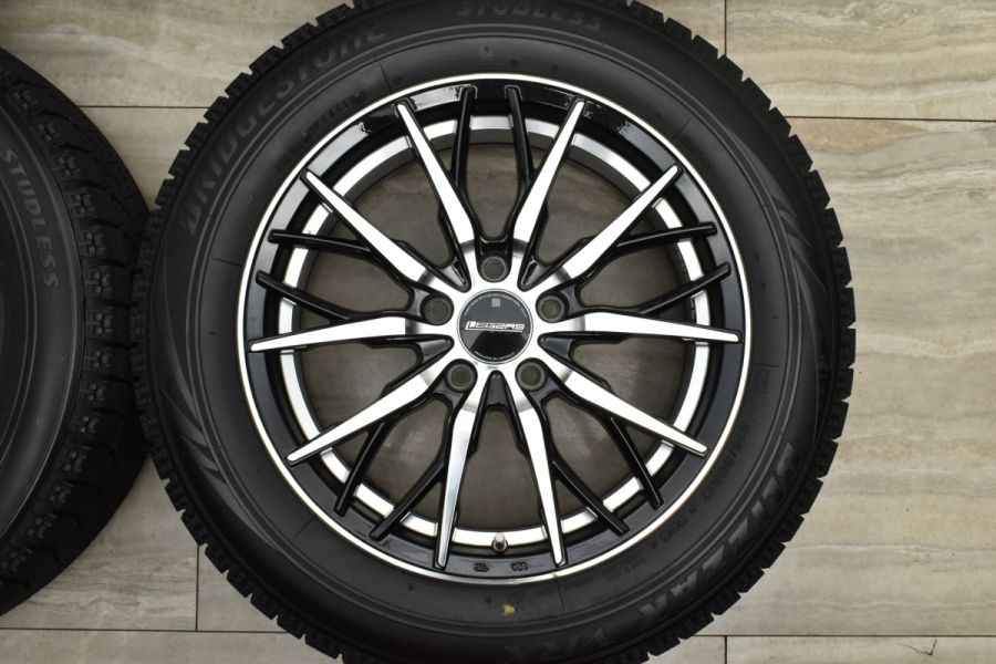 程度良好】レグザス フューラー 17in 7J +48 PCD114.3 ブリヂストン ブリザック VRX 215/60R17 エスティマ  エクストレイル エルグランド 中古 スタッドレスタイヤホイールセット | パーツ販売ナンバーワン