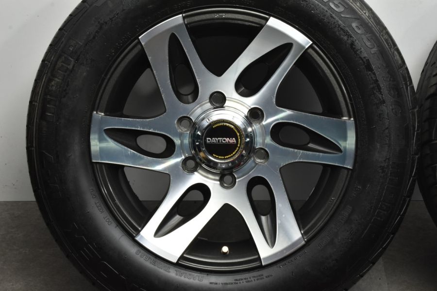 200系ハイエース　RAYS DAYTONA CX タイヤ込み４本セット　中古 200系 ハイエースに】RAYS DAYTONA レイズ デイトナ CX face2