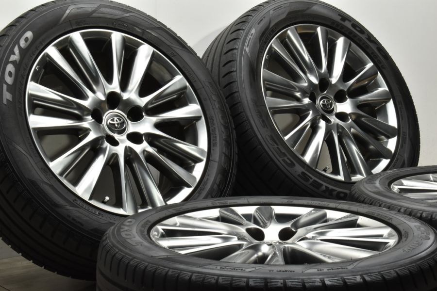 良好品】トヨタ 60 ハリアー 純正 18in 7.5J +45 PCD114.3 トーヨー プロクセス CF2 SUV 235/55R18 RAV4  ヴァンガード 流用 中古 タイヤホイールセット | パーツ販売ナンバーワン