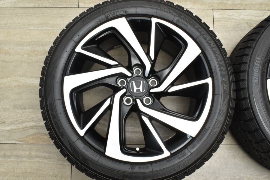 美品】ホンダ ヴェゼル RS 純正 18in 7.5J+55 114.3 トーヨー 225/50R18 オデッセイ 流用 アコード インサイト  ジェイド スタッドレス用 中古 スタッドレスタイヤホイールセット | パーツ販売ナンバーワン