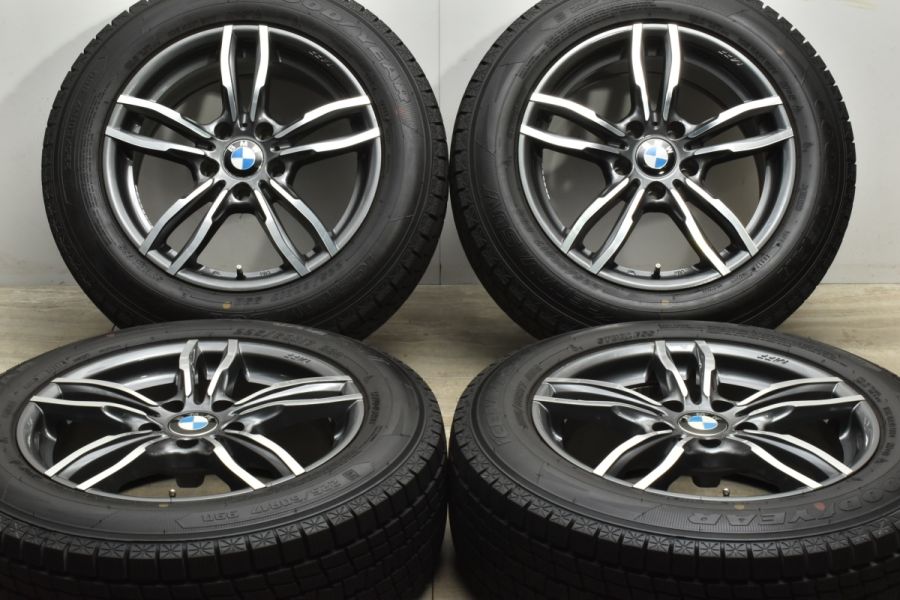 【バリ溝 美品】MAK LUFT FF 17in 7.5J +32 PCD120 グッドイヤー アイスナビ SUV 225/60R17 BMW F25  X3 F26 X4 スタッドレス