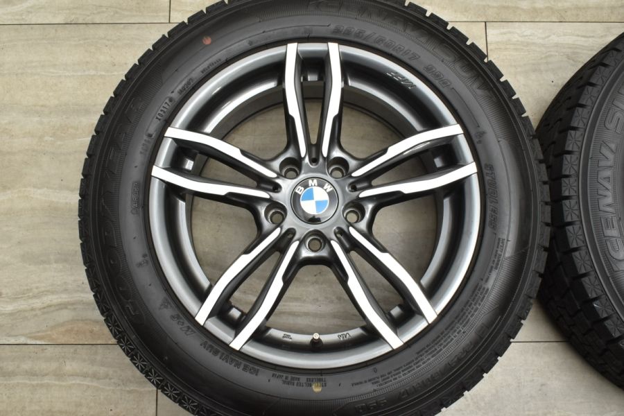 バリ溝 美品】MAK LUFT FF 17in 7.5J +32 PCD120 グッドイヤー アイス