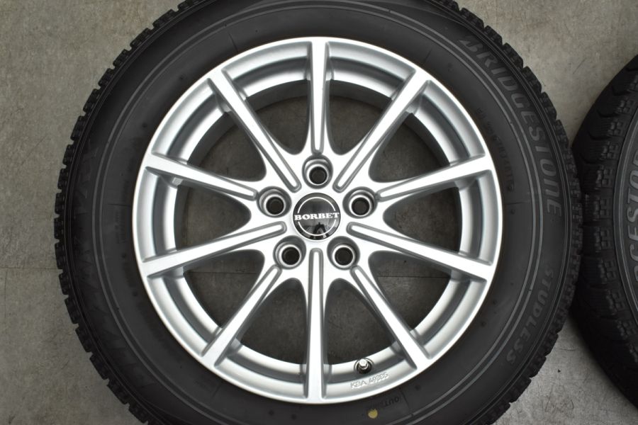 バリ溝】ボルベット BORBET BL5 16in 7J +37 PCD112 ブリヂストン ブリザック VRX 205/60R16 アウディ A4  アバント ベンツ W211 Eクラス 中古 スタッドレスタイヤホイールセット | パーツ販売ナンバーワン