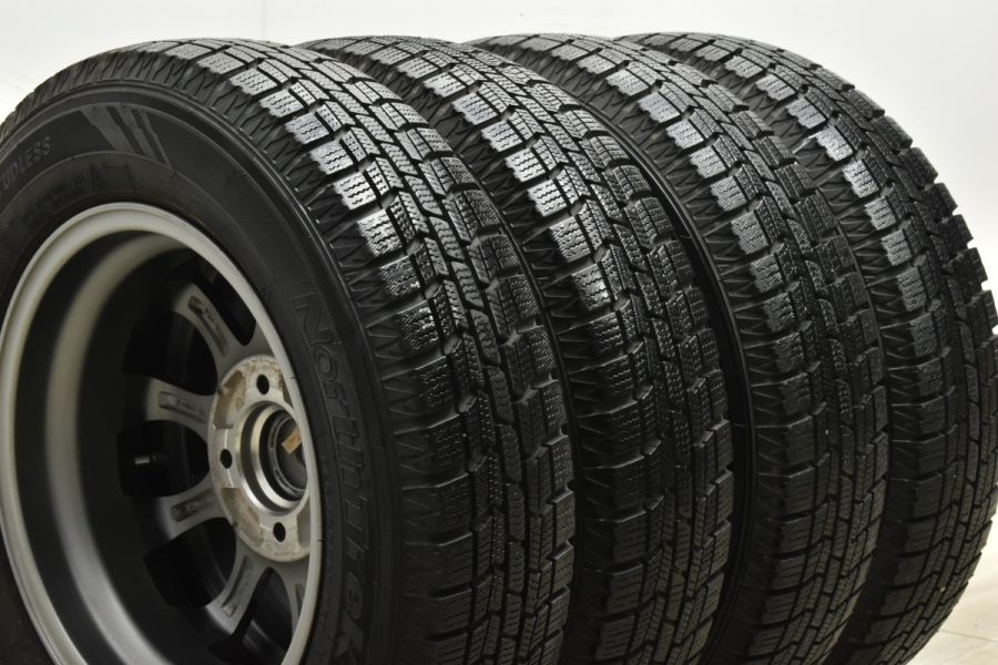 【バリ溝】TEAD 13in 4.00B +45 PCD100 ノーストレック N3i 145/80R13 N-BOX WGN モコ アルト ワゴンR  スペーシア タント ミラ ムーヴ