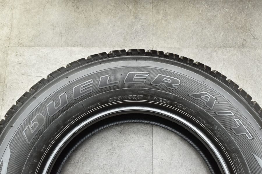 新車外し品】ブリヂストン デューラー A/T 693III 265/65R17 4本セット  
