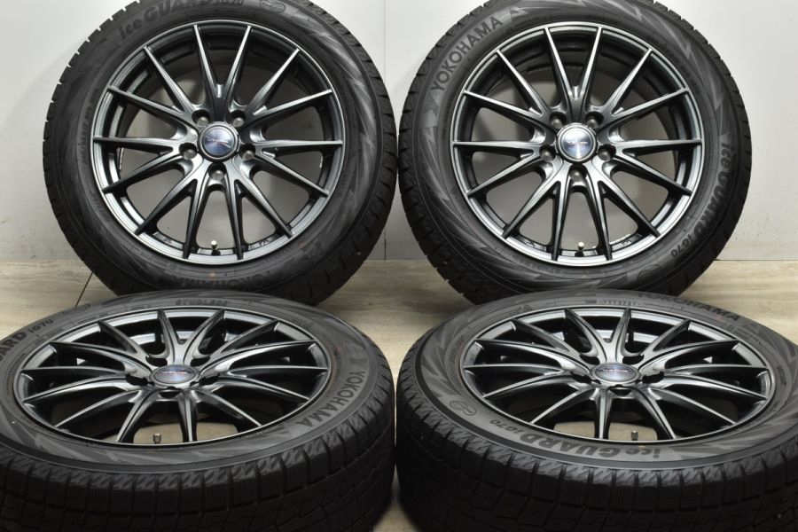 超バリ溝 iG70付 美品】Weds VELVA SPORT2 17in 7J +48 PCD114.3 ヨコハマ アイスガード7 205/55R17  ノア ヴォクシー ステップワゴン 中古 スタッドレスタイヤホイールセット | パーツ販売ナンバーワン