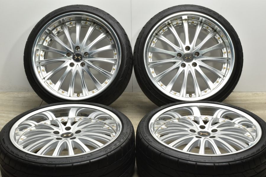 【程度良好品】WEDS MAVERICK 315F 20in 8.5J 9.5J+33 PCD114.3 ニットー NT555 G2  245/35R20 アルファード ヴェルファイア スカイライン