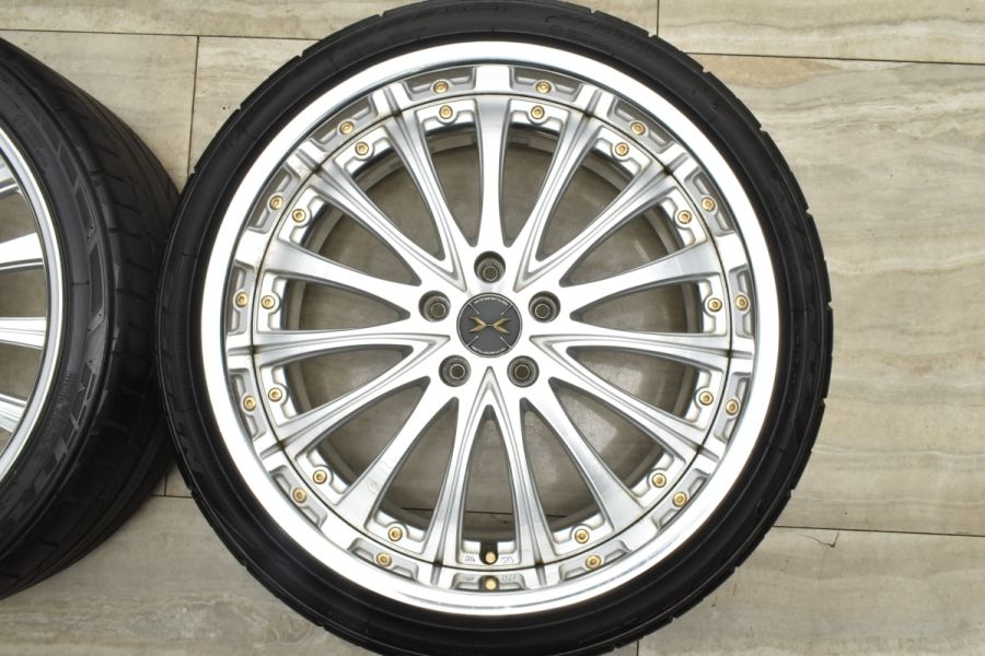 【程度良好品】WEDS MAVERICK 315F 20in 8.5J 9.5J+33 PCD114.3 ニットー NT555 G2  245/35R20 アルファード ヴェルファイア スカイライン