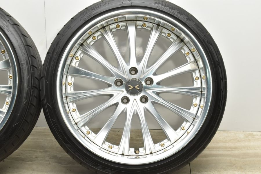 程度良好品】WEDS MAVERICK 315F 20in 8.5J 9.5J+33 PCD114.3 ニットー NT555 G2 245/35R20  アルファード ヴェルファイア スカイライン 中古 タイヤホイールセット | パーツ販売ナンバーワン