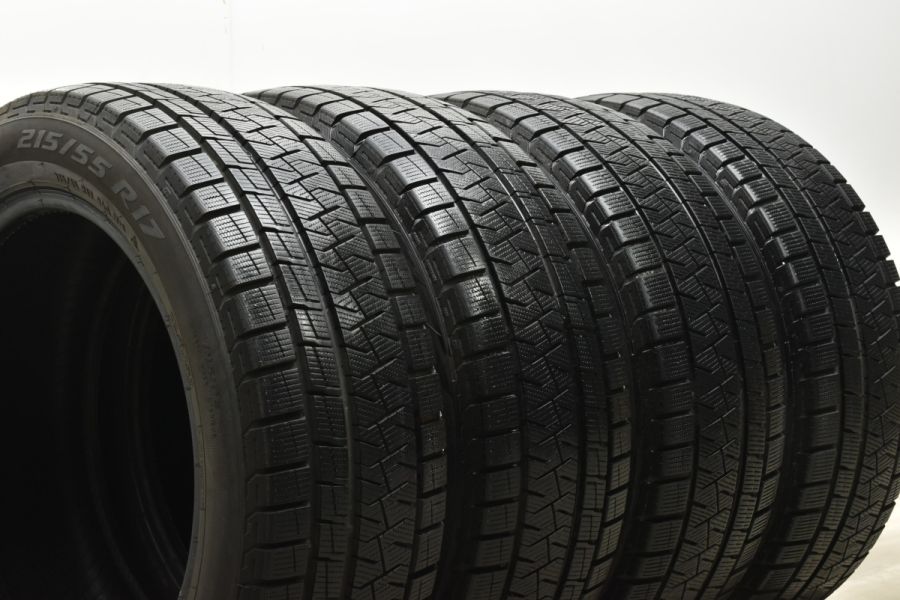 バリ溝】ピレリ アイスアシンメトリコ 215/55R17 4本セット エスティマ