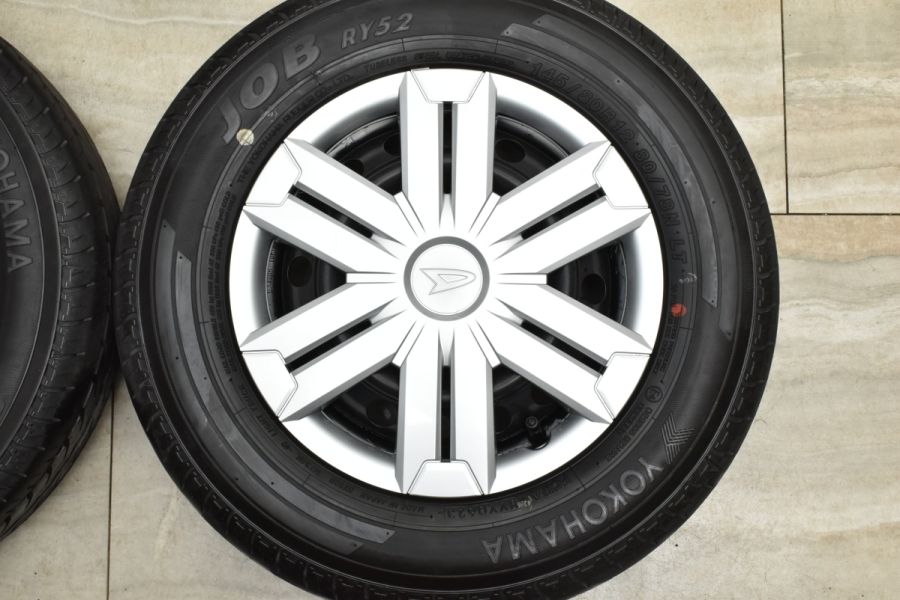 2023年製 新車外し品】ダイハツ アトレー 純正 12in 4.00B +40 PCD100 ヨコハマ JOB RY52 145/80R12  80/78N LT ハイゼット 軽トラック 中古 タイヤホイールセット | パーツ販売ナンバーワン