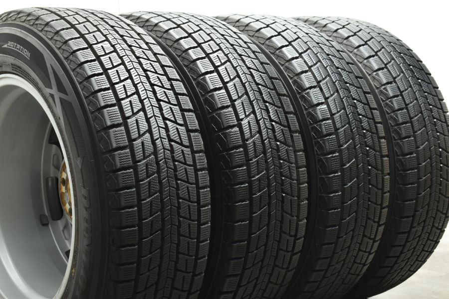 【美品】レクサス RX 純正 18in 8J +30 PCD114.3 ダンロップ ウインターマックス SJ8 235/65R18 LEXUS  RX200t RX350 RX450h