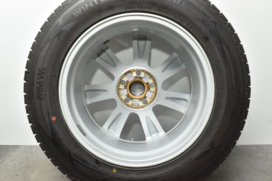 【美品】レクサス RX 純正 18in 8J +30 PCD114.3 ダンロップ ウインターマックス SJ8 235/65R18 LEXUS  RX200t RX350 RX450h