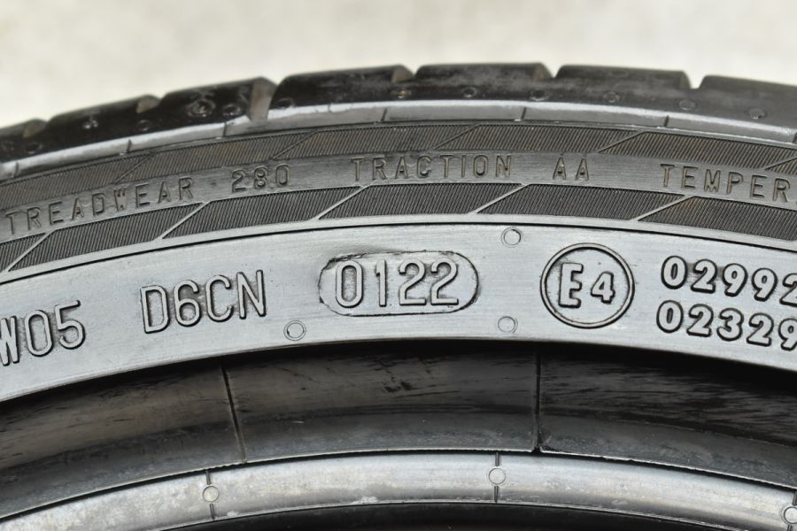195/45R17 コンチネンタル　バリ溝 バリ溝】コンチネンタル コンチスポーツコンタクト5 195/45R17 4