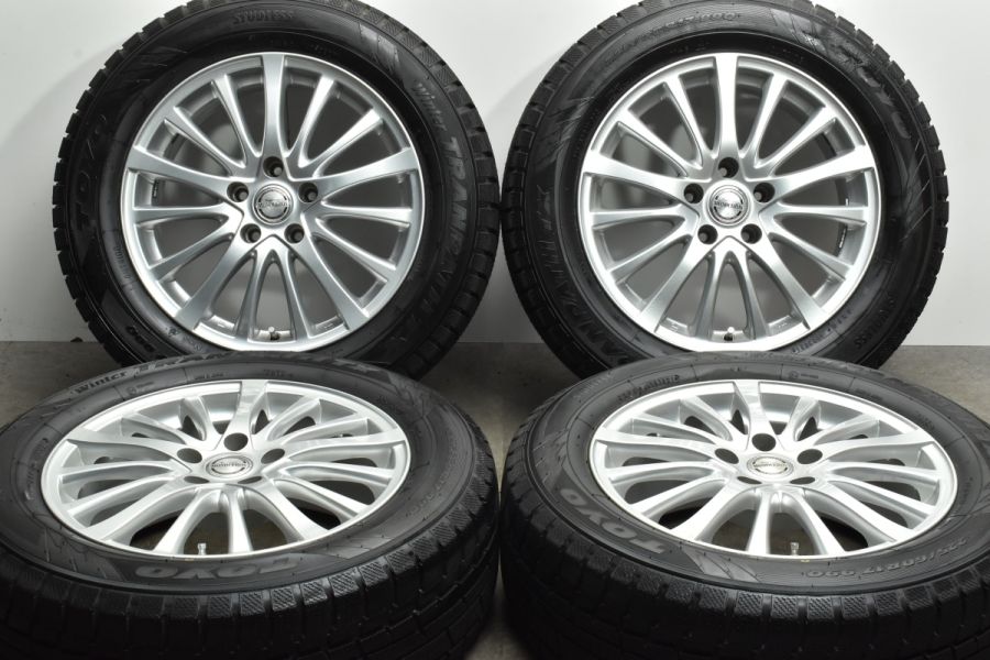 走行わずか超バリ溝 美品】 モノセロス 17in 7J+38 PCD114.3 2021年製 トーヨー 225/60R17 アルファード  ヴェルファイア エクストレイル 中古 スタッドレスタイヤホイールセット | パーツ販売ナンバーワン