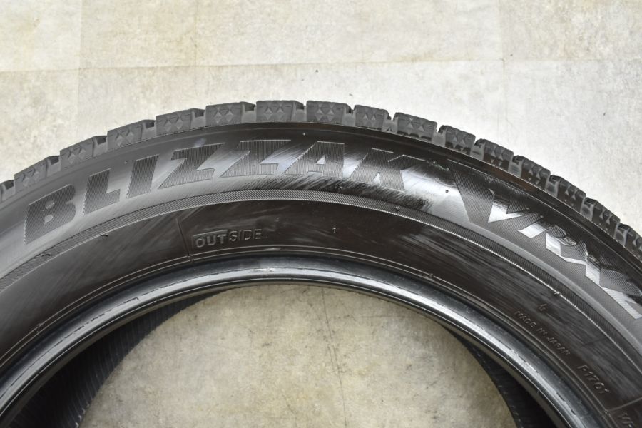 【程度良好スタッドレス】ブリヂストン ブリザック VRX2 215/60R17 4本セット バリ溝 アルファード エルグランド オデッセイ CX-30  MX-30