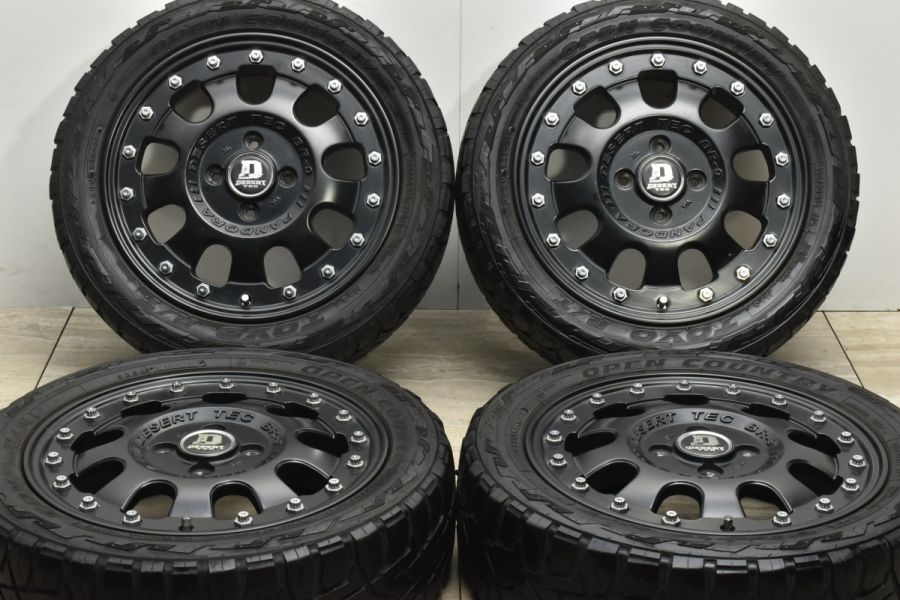 【美品】DESERT TEC BR-9 15in 5J +45 PCD100 トーヨー オープンカントリー R/T 165/60R15 ハスラー  ソリオ キャストアクティバ