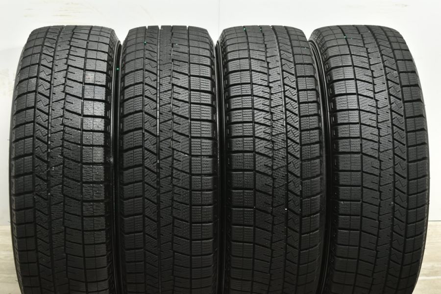 バリ溝 美品】BAR0550 15in 5.5J +48 PCD100 ダンロップ