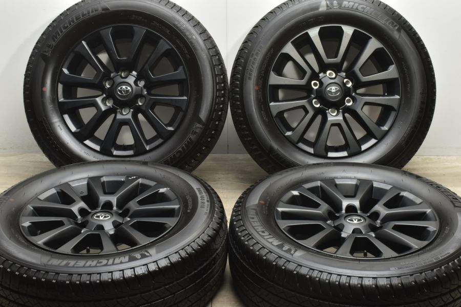 超バリ溝 2023年製】トヨタ 150 プラド マットブラックED 純正